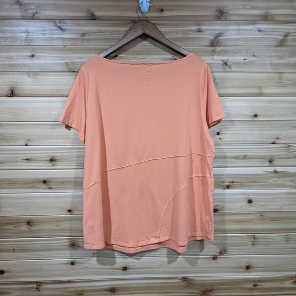 Soft Surroundings Roxi Top in Neon Coral Size 2X - Picture 5 of 9